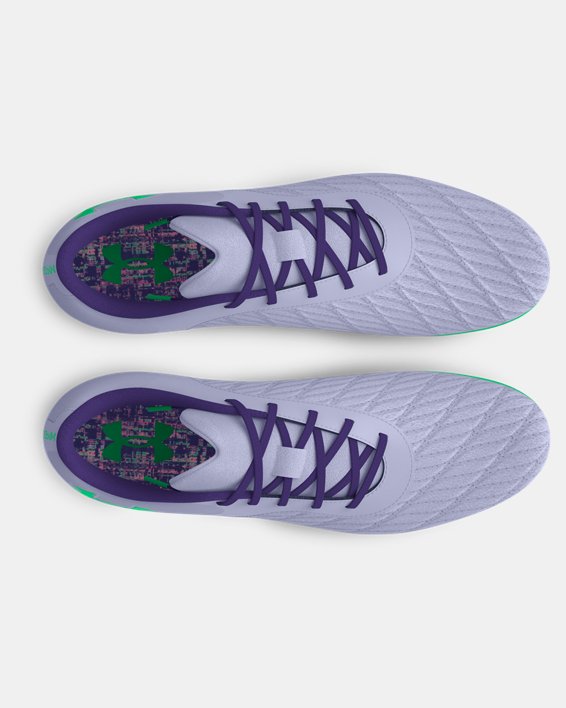 Unisex UA Magnetico Select 3 FG Soccer Cleats in Purple image number 2